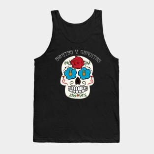 B&G Day of the Dead Skull Tank Top